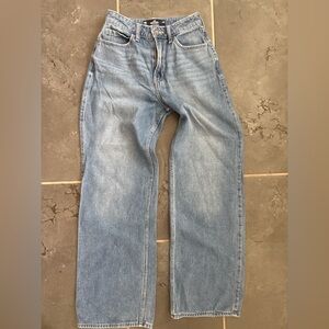 Hollister Women's High Rise Light Blue Jeans